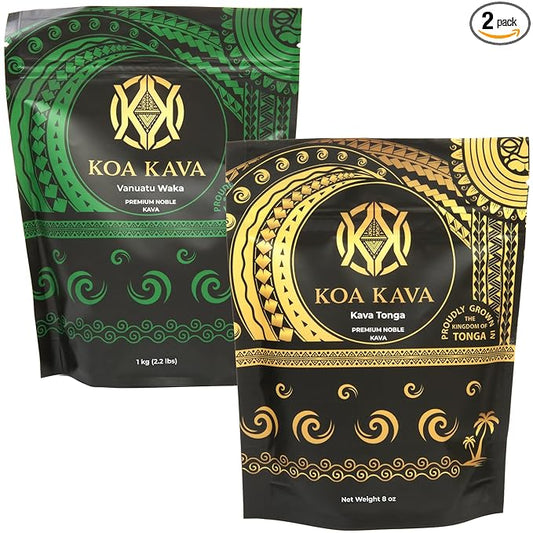 1 Kg Vanuatu plus 8 oz Tongan Kava Bundle