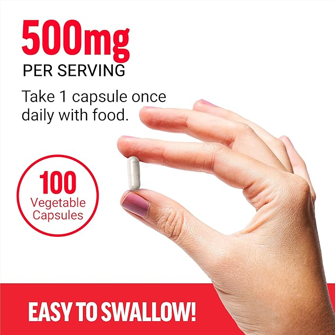 FORCE FACTOR Niacin Vitamin B3 to Support Cellular Energy and Cardiovascular Health, Niacin 500mg Heart-Health Supplement, Vegan, No Gelatin, Non-GMO, 100 Vegetable Capsules