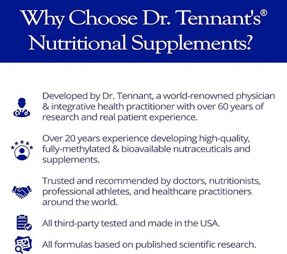 Dr. Tennant's Activated Bamboo Charcoal | Coconut-Free Detox Supplement | Supports GI Tract Cleansing & Digestive Health | Cleaner Alternative to Standard Charcoals | 90 Capsules