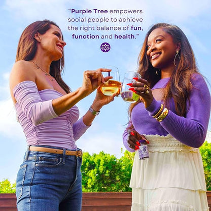 purple tree Post-Celebration Wellness Vitamins | Liver Support, Rapid Hydration, Body Replenisher | Dihydromyricetin DHM, Milk Thistle, Electrolytes, Vitamin B, Willow Bark, Quercetin (30 Pills)