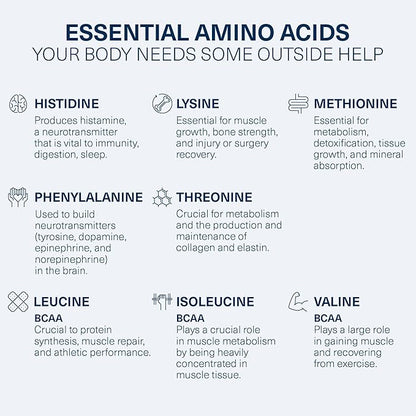 The Amino CO. - Perform Pre Workout Powder Supplement with Pure EAA Amino Acids & Natural Flavor, Stevia Sweetened Preworkout Energy Boost for Men & Women - Pink Lemonade (6.7 oz)