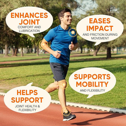 Glucosamine Chondroitin MSM+ Vitamin D3 | 2568mg | Joint Support Supplement, Shellfish Free, Helps with Inflammatory Response Care for Joints, Enhance Flexibility & Bone, Non-GMO,47