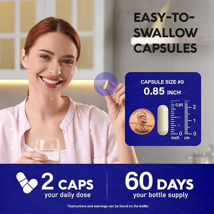 Apigenin 100mg - Apigenin Supplement for Sleep Support with L-Theanine & Magnesium - Sleep, Stress Relief & Relaxation Support for Adults - Naturally Derived from Chamomile - 120 Vegan Capsules