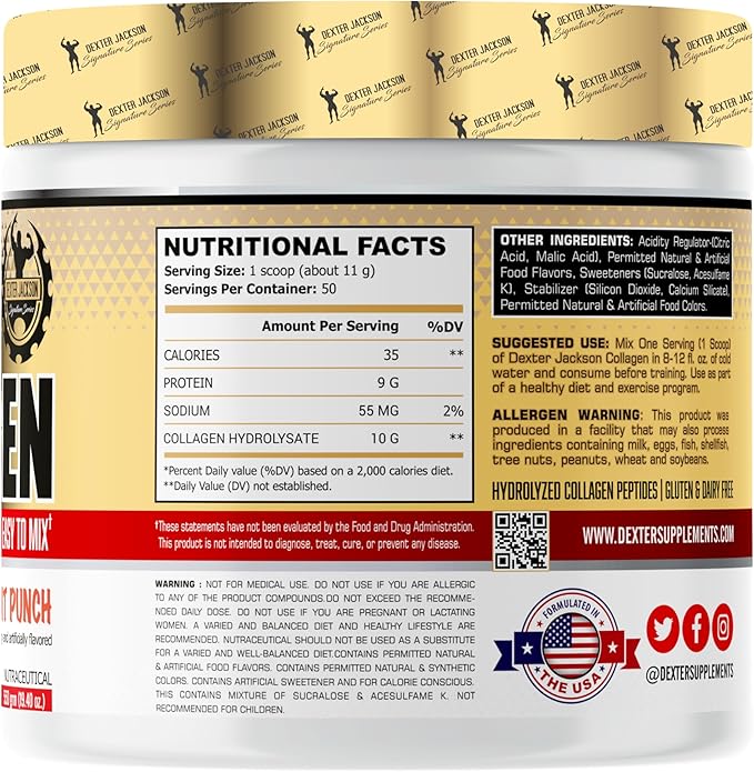 Gold Series Collagen | 550g (50 Serving, Fruit Punch)