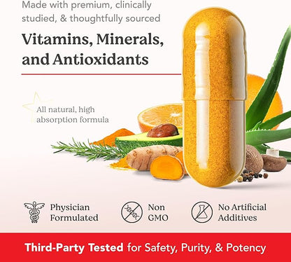 HAIRtamin Advanced Formula Hair Vitamins for Women & Men | Vegan 5000 Mcg Biotin Capsules Vitamin Supplement | Hair Skin and Nail Capsule Supplement to Promote Hair Growth & Thickness | 30 Count
