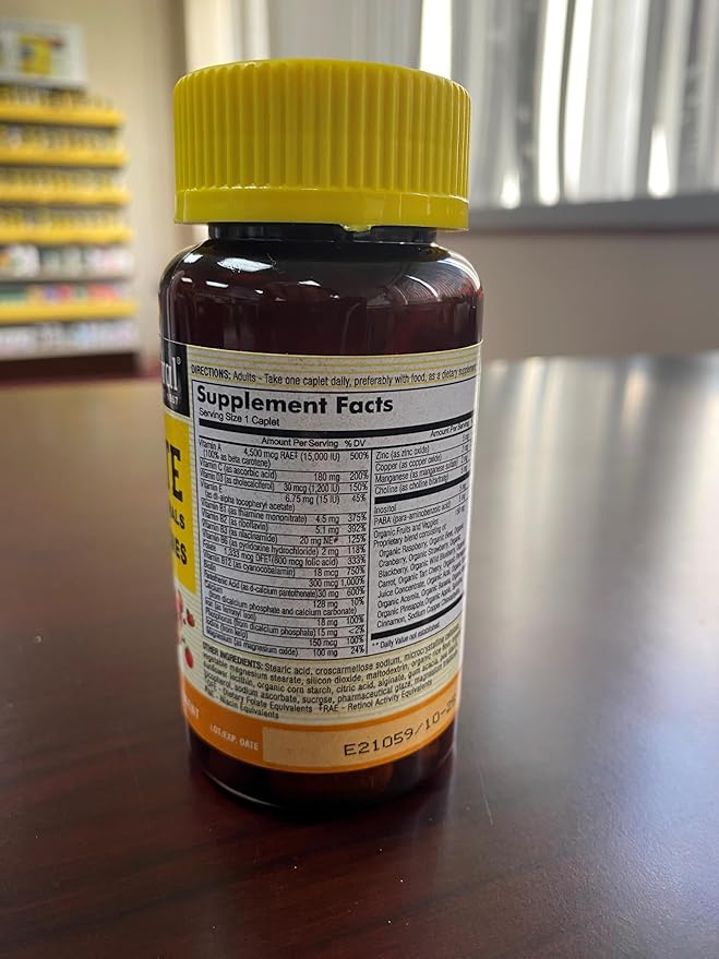 MASON NATURAL Vitamin Megavite Fruits and Veggies Mineral Formula, 60 Count