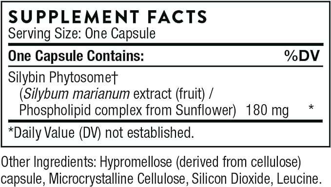 THORNE Siliphos - Botanical Extract Complex for Antioxidant and Liver Support* - 90 Capsules
