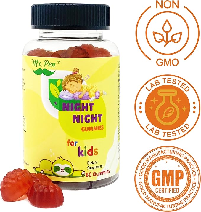 Melatonin Gummies for Kids | 60 Gummies | 2 Months Supplies | Passion Fruit Flavor | Natural Kids Sleep Supplement | 4+ Years, Melatonin Gummies Kids, Supplement for Faster and Longer Sleep