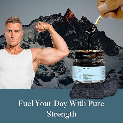 M&RS | Mars by GHC Pure Himalayan Shilajit Gold (Resin) Powered with Fulvic Acid and Shilajit - 15g - Pack of 1