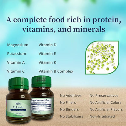 BioPure Chlorella Growth Factor Liquid – Nutrient-Dense, Nutraceutical Superfood Packed with Proteins, Vitamins, Minerals & Amino Acids That Supports Metabolism, Detox & Immunity – 2.2 fl oz