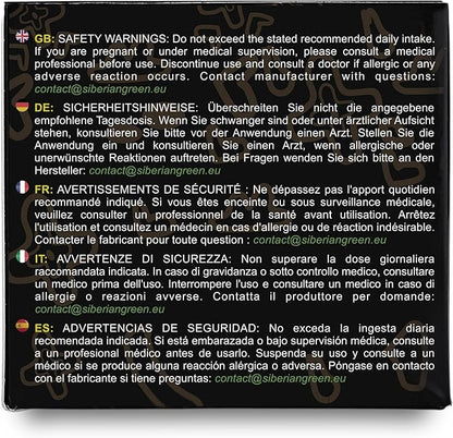 Pure Authentic Siberian Altai Golden Mountains Shilajit Resin 100g 3.53oz - Measuring Spoon – Quality & Safety Certificate in Each Box