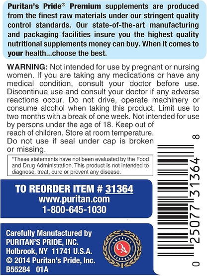 Puritan's Pride Premium Super Strength Melatonin 10mg Sleep Aid, Dietary Supplement for Sound, Restful, & Longer Sleep Support, 4 Month Supply, 120 Rapid Release Capsules, 2 Pack (Packaging May Vary)