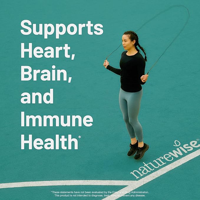 NatureWise Omega 3 Fish Oil - 500 mg per Pill - EPA & DHA - Support for Immune Health & Cognitive Function - Wild-Caught, Gluten and Soy Free, Non-GMO - 180 Softgels[6-Month Supply]