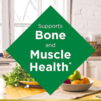Nature's Bounty Magnesium, Mineral Supplement, Supports Bone and Muscle Health, 500 mg, Coated Tablets, 100 Count (Pack of 2)