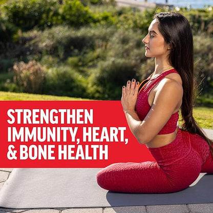 FORCE FACTOR Vitamin D3 K2 to Support Immunity, Heart Health, Bone Support, and More, High-Potency 2-in-1 Formula, Vegan, No Gelatin, Non-GMO, 120 Capsules