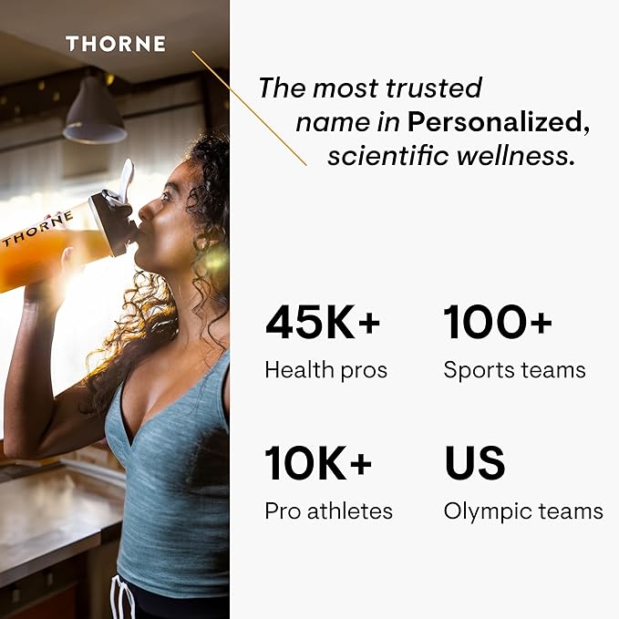 THORNE - Creatine - Creatine Monohydrate, Amino Acid Powder - Support Muscles, Cellular Energy and Cognitive Function* - Gluten-Free, Keto - NSF Certified for Sport - 32 Oz - 180 Servings