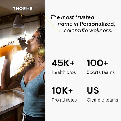 THORNE - Creatine - Creatine Monohydrate, Amino Acid Powder - Support Muscles, Cellular Energy and Cognitive Function* - Gluten-Free, Keto - NSF Certified for Sport - 32 Oz - 180 Servings