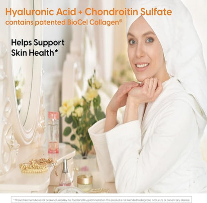 Doctor's Best Hyaluronic Acid with Chondroitin Sulfate, featuring BioCell Collagen, Non-GMO, Gluten Free, Soy Free, Joint Support