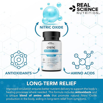 Offers Cystic Miracle - A Natural Supplement to Breathe Easier, Enhance Lung Health, and Improve Well-Being