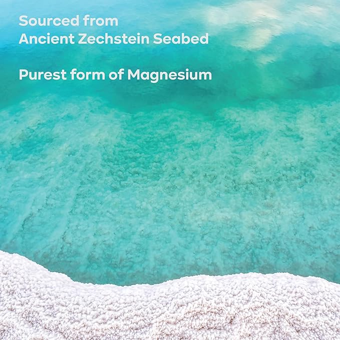 PURPUR Zechstein Magnesium Oil Spray - 100% Pure Topical Magnesium Supplement for Muscle Recovery, Joint Support, and Skin Health, 8 oz