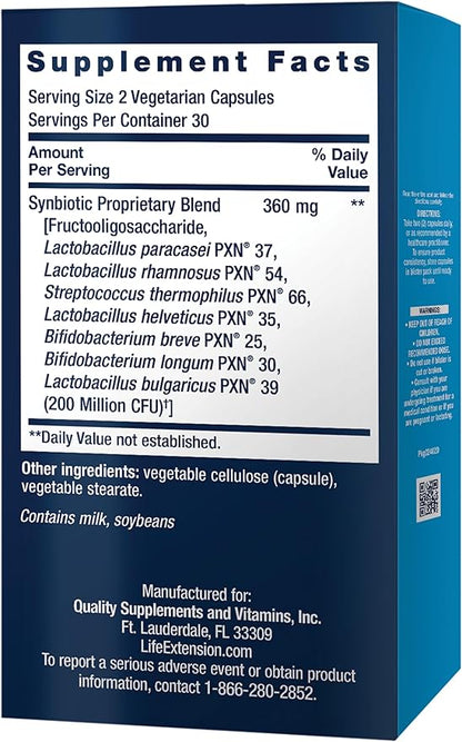Life Extension FLORASSIST® Liver Restore™, Liver Health probiotics, prebiotics, Liver Support, Healthy Liver enzymes, Gluten-Free, Non-GMO, Vegetarian, 60 Capsules