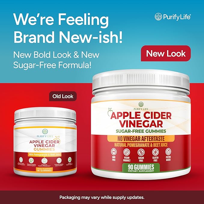 Sugar-Free Apple Cider Vinegar Gummies for Adults (90 Chews) – Unfiltered, Detox ACV Gummies with the Mother for Gut Health, Energy, Digestion & Immune Support – No More Capsules, Pills or Acid Reflux