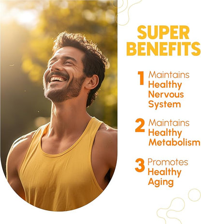 Benfotiamine 300mg - Benfotiamine b1-180 Capsules (3 Months Supply) - Vegan, Non-GMO, Gluten-Free