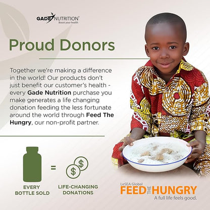 Gade Nutrition Quercetin with Bromelain Vitamin C and Zinc Vitamin D3 | Immune Support Supplement in Capsules | Non-GMO, Gluten-Free, Vegan | Made in The USA | 2 Month Supply