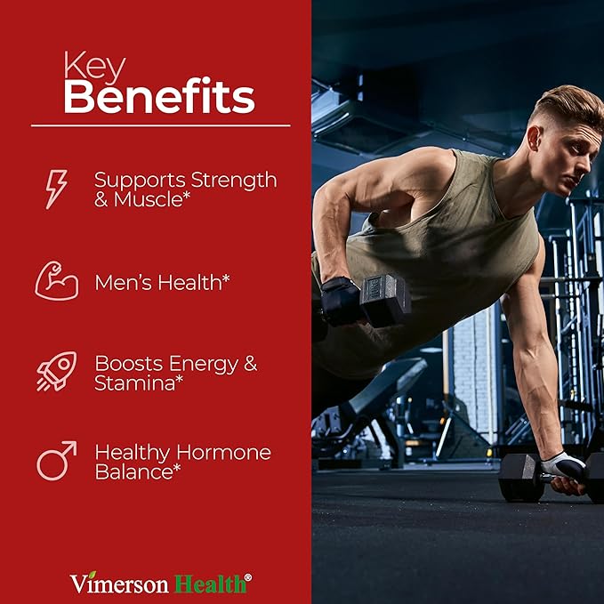 Tribulus Terrestris for Men with DHEA, Tongkat Ali, and Zinc – Testosterone Supplement for Men with Vitamin B6, Rhodiola Rosea – Libido Support, Muscle Builder, Male Enhancing Supplement - 30 Capsules