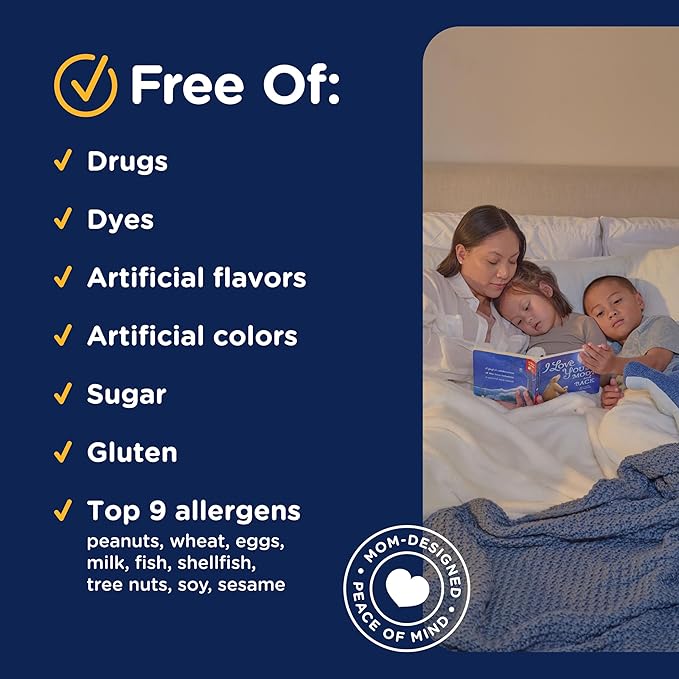 Mommy's Bliss Kids Sleep Liquid with Melatonin & Calming Herbs | Supports The Natural Sleep Process for Children 3 Years & Up | Grape Flavor | Sugar Free| 4 Fl Oz (60 Servings)