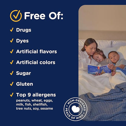 Mommy's Bliss Kids Sleep Liquid with Melatonin & Calming Herbs | Supports The Natural Sleep Process for Children 3 Years & Up | Grape Flavor | Sugar Free| 4 Fl Oz (60 Servings)