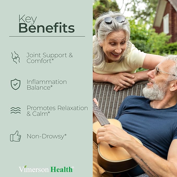 Turmeric Supplement and Hemp Capsules - Turmeric Curcumin with Black Pepper (Bioperine) for Joint, Sleep & Mood Support. Joint Supplements for Women & Men with Tumeric, Hemp & Lemon Balm. 60 Capsules