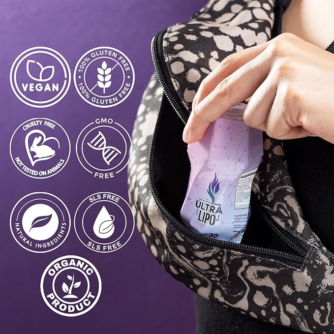 ULTRALIPO Natural Supplement for Overall Wellness and Health - 30 Day Supply, Convenient Once Daily Capsule - LIPOBLUE