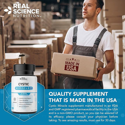 Offers Cystic Miracle - A Natural Supplement to Breathe Easier, Enhance Lung Health, and Improve Well-Being