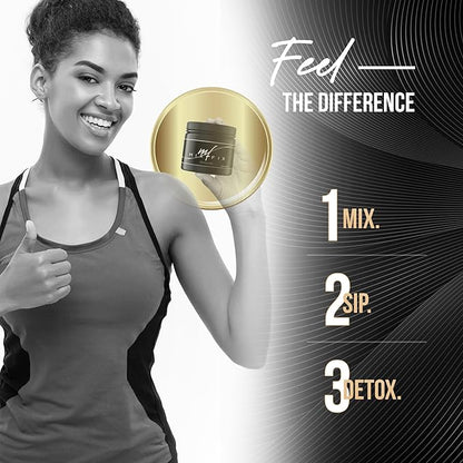 Full Spectrum Detox Powder - Natural Daily Cleanse for Digestive Health & Vitality - Plant Based Vegan Liver Cleanse Powder - Gently Supports Body Detoxification | Chocolate (30 Servings)