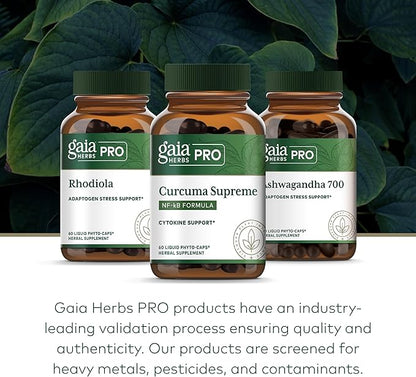 Gaia Herbs PRO Curcuma Supreme NF-kB Formula - Immune Support Supplement - Contains Turmeric Extract & Black Pepper Extract - 120 Liquid Phyto-Caps