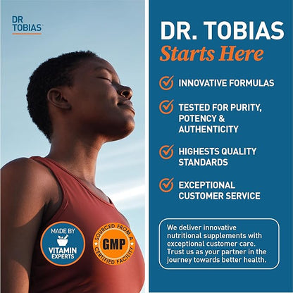 Dr. Tobias Saw Palmetto Supplement and Ashwagandha Capsules, Support Hormonal Health for Women & Men, Resilience & Balance Supplements, Non-GMO