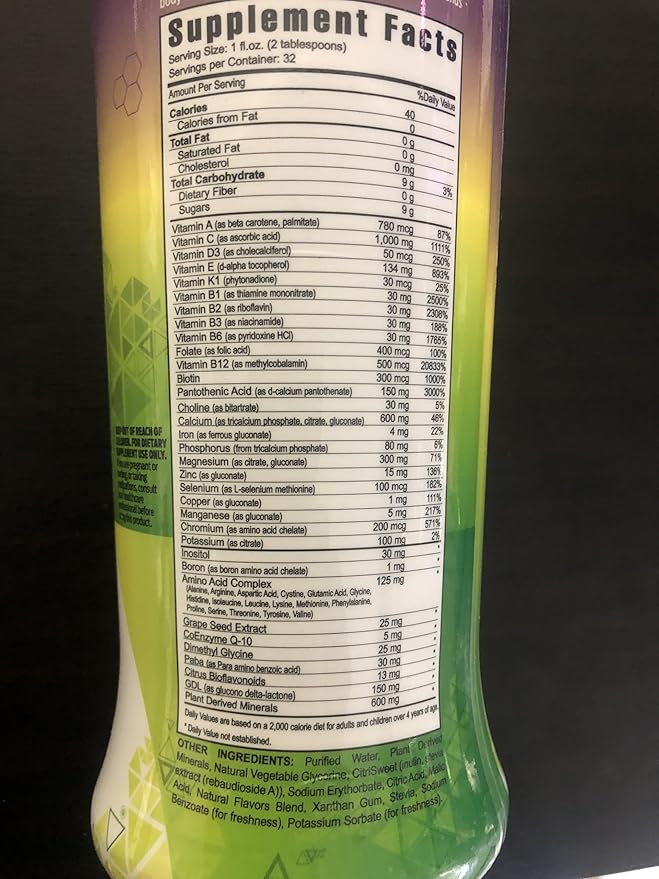 Youngevity Ultimate Classic - Multi-Vitamin & Mineral Complex | Natural Source of Essential Daily Nutrients | Highly Absorbable Liquid | (4)