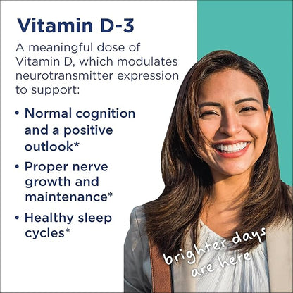 MethylPro Vitamin D3 5000 IU - Vitamin D Supplements with 125mcg of VIT D3 - Support Healthy Brain Function and Nutritional Status - Pairs Well with L-Methylfolate (90 Capsules)