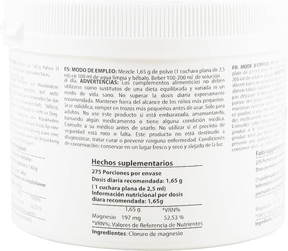 1 Pound Magnesium Chloride Hexahydrate | Pharmaceutical Grade Ingredients | Crystal Powder | Pure Ph. EUR., BP, USP, 100% | Heiltropfen®