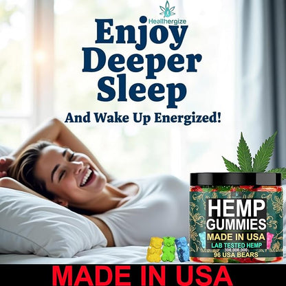 Hemp Gummies Sleep Calm Relaxation-Made in USA
