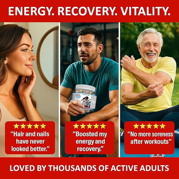 VITAL 4U® Vitamin - Premium Multivitamin for Men and Women | Supports Immune System, Energy, Heart Health, and Body Functions Plus Sports Nutrition with Joint Support - 30 Servings