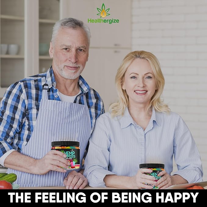 Hemp Gummies for Sleep Gummies Calm Bears, Discomfort, Skin-Peace and Relaxation, Fruity Flavors, Natural Hemp Oil Gummy Bears Edibles-Made in USA-90 Bears