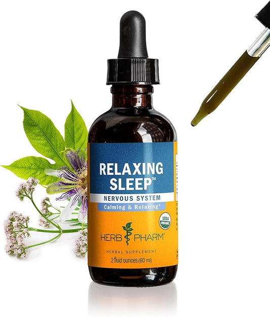 Herb Pharm Relaxing Sleep Herbal Formula With Valerian Liquid Extract - 2 Oz