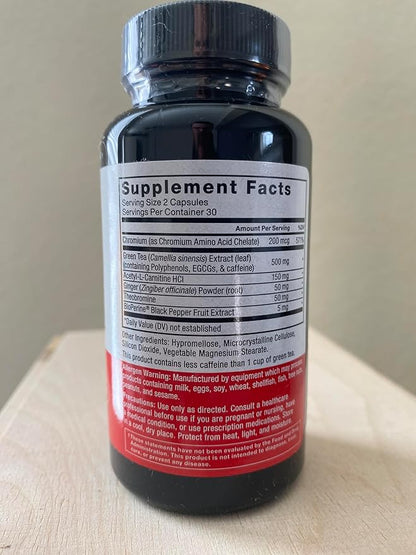 Force Factor Women’s Fat Burner, Metabolism Booster, and Weight-Loss Supplement Support, Green Tea Fat Burner Weight-Loss Pills to Help with Energy, Diet, and Exercise, Vegan, Non-GMO, 60 Capsules