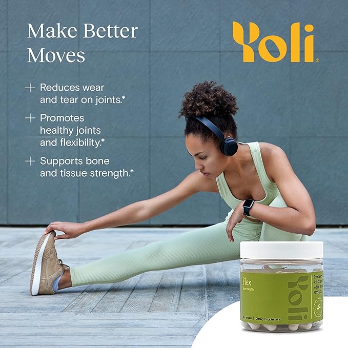 Yoli® Flex - Joint Support Supplement - Glucosamine, Chondroitin and Vitamin K2 Joint Function Supplements