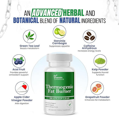 Gray Hair Rescind and Thermogenic Fat Burner Bundle - 60 Caps Each