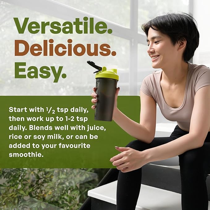 Go Nutra - Chlorella Powder, Pure Greens Powder with Vitamins, Minerals, and Antioxidants, All Natural Greens Superfood Powder, Chlorella Cracked Cell Green Powder, Non-GMO, Vegan, 16 oz