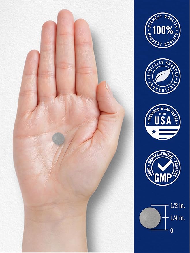 Carlyle Iron Supplement 65 mg with Vitamin C | 180 Tablets | 300mg of Vitamin C | Vegetarian, Non-GMO and Gluten Free