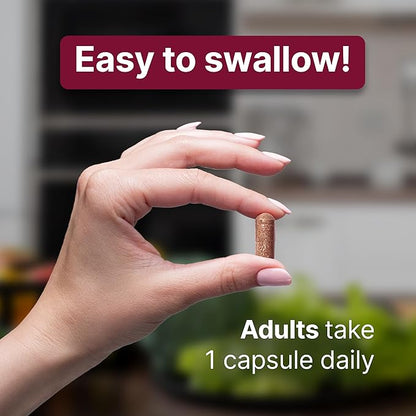 Iron Supplement Capsules 18mg (IPS) - 100-Day Supply of Gentle Iron Supplement for Women & Men - Non-Constipating Iron Supplement for Anemia